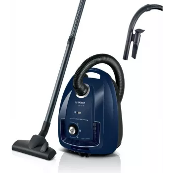 Bosch Serie 4 BGD38BU2 putekļsūcējs 4 L bungas tipa putekļsūcējs Sausā tīrīšana Putekļu maiss 600 W