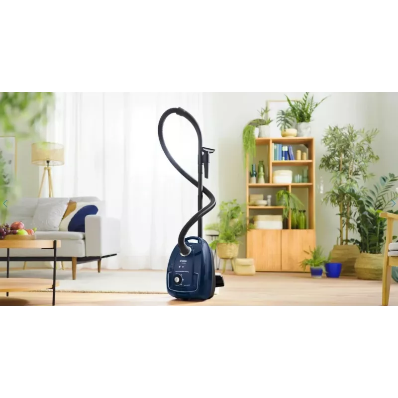 Bosch Serie 4 BGD38BU2 putekļsūcējs 4 L bungas tipa putekļsūcējs Sausā tīrīšana Putekļu maiss 600 W