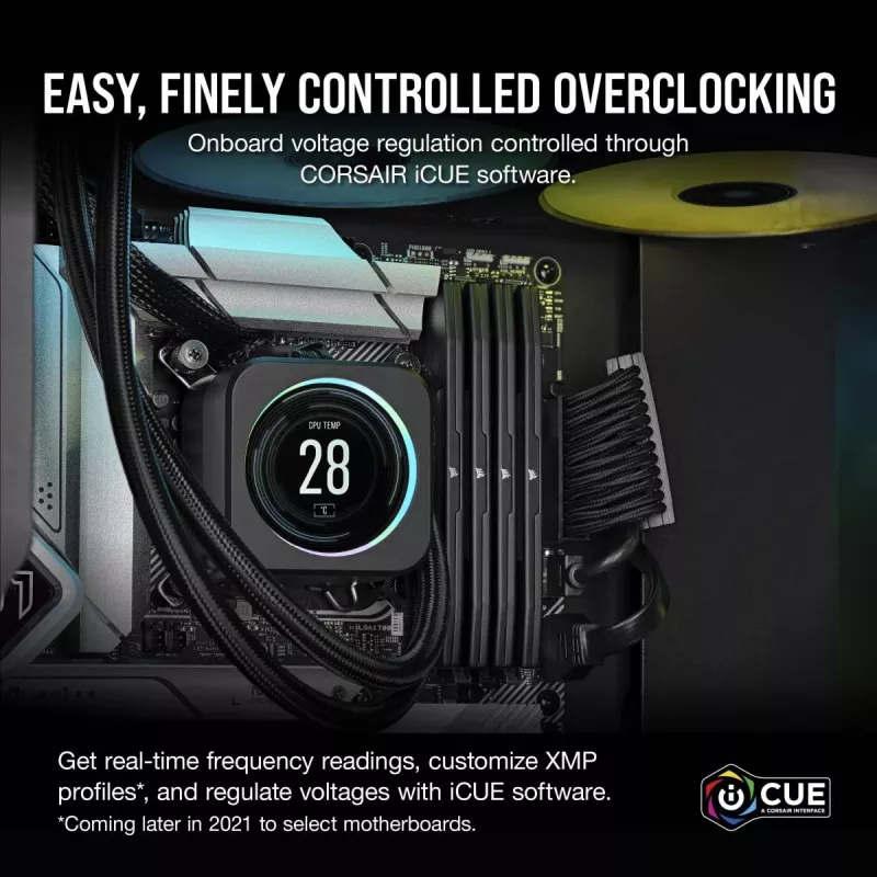 CORSAIR Memory 32GB (2x16gb) DDR5 Dram 6000mt/s CL38 Memory komplekts Vengeance Melns