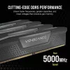 CORSAIR Memory 32GB (2x16gb) DDR5 Dram 6000mt/s CL38 Memory komplekts Vengeance Melns