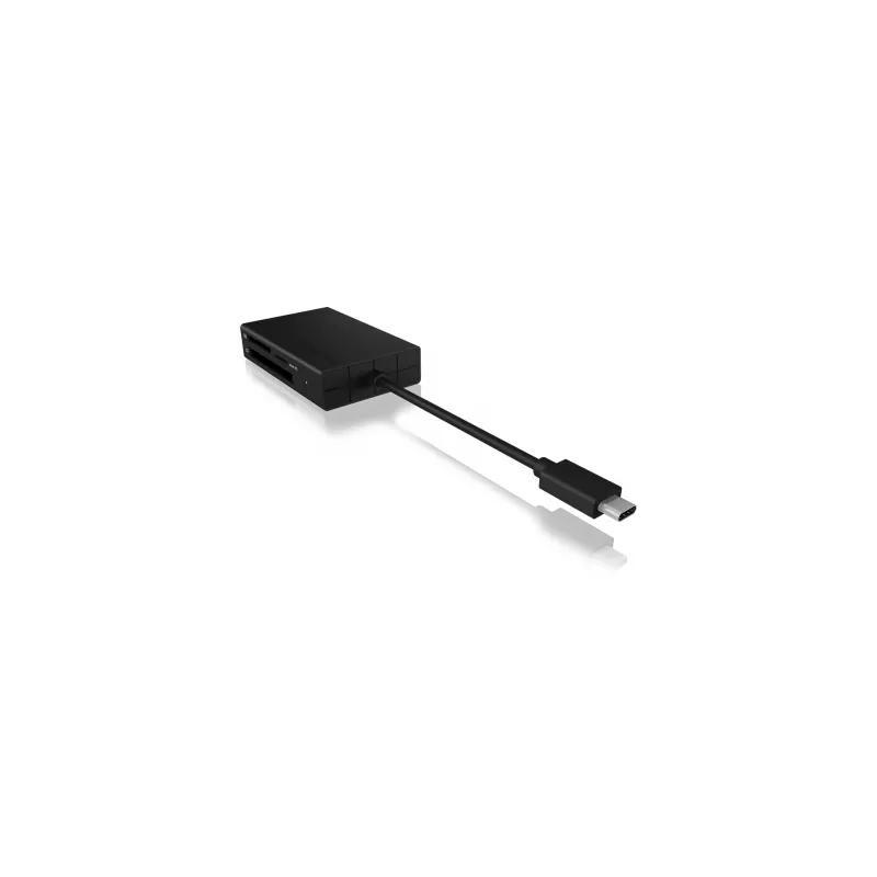 ICY BOX IB-CR401-C3 karšu lasītājs USB 3.2 Gen 1 (3.1 Gen 1) Type-C melns