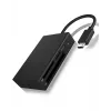 ICY BOX IB-CR401-C3 karšu lasītājs USB 3.2 Gen 1 (3.1 Gen 1) Type-C melns