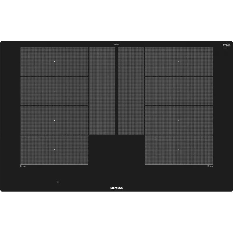 Siemens EX801LYC1E plīts virsma Melna Iebūvēta Zonu indukcijas plīts virsma 4 zona(s)