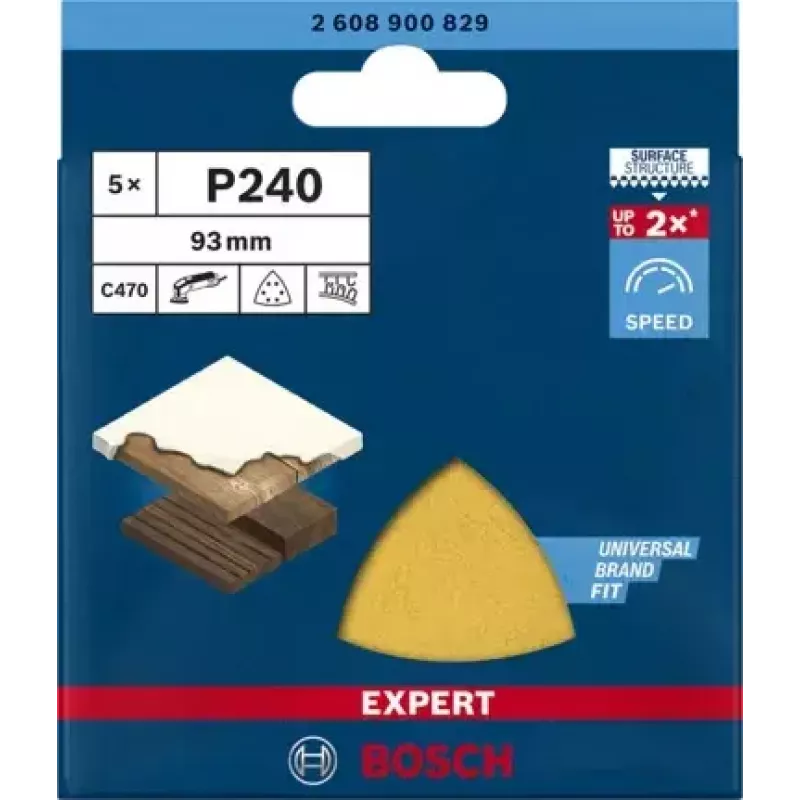 Bosch 2 608 900 829 rotējošā instrumenta slīpēšanas/slīpēšanas piederums Koks Slīploksne