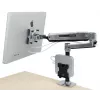 ERGOTRON Lx Hd sēd-stāv galda stiprinājuma LCD svira (pulēts alumīnijs)