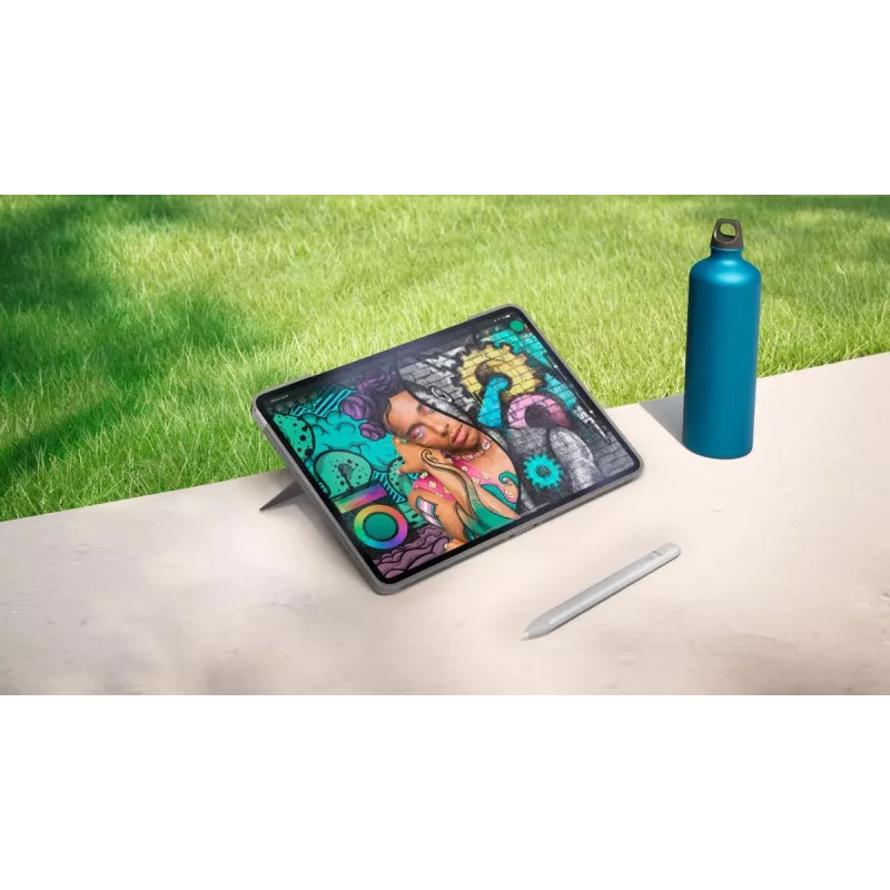 LOGITECH Combo Touch iPad Air 11in 5. paaudzei Oxford pelēka Qwertz vācu