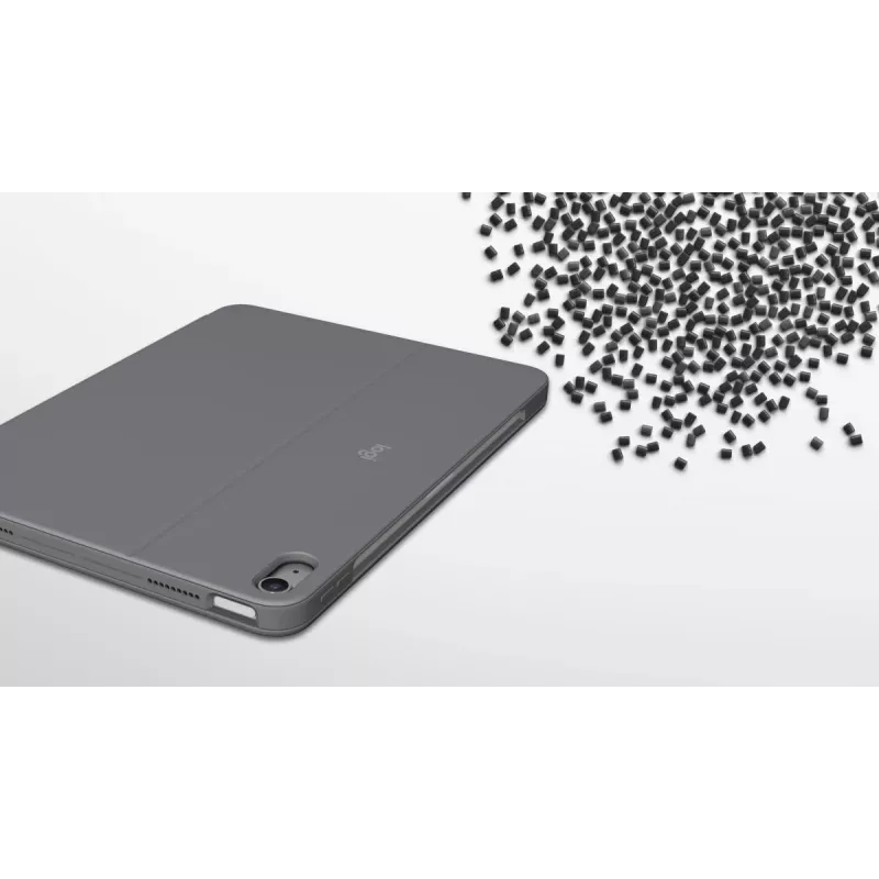LOGITECH Combo Touch iPad Air 11in 5. paaudzei Oxford pelēka Qwertz vācu