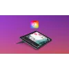 LOGITECH Combo Touch iPad Air 11in 5. paaudzei Oxford pelēka Qwertz vācu