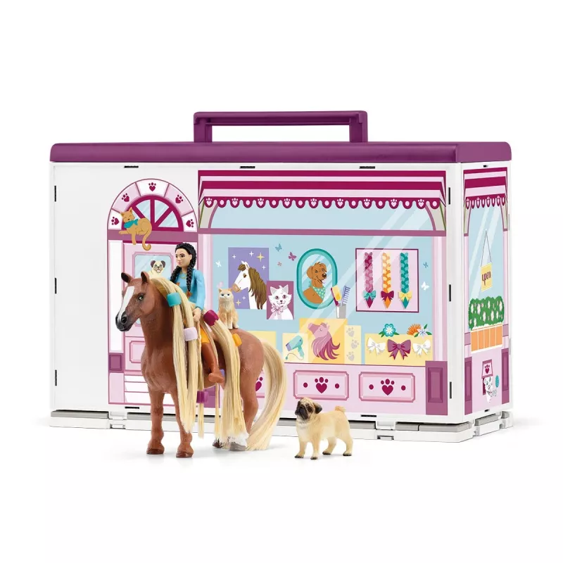schleich HORSE CLUB Sofia's Beauties Pet Salon, Salons un spa, Pet Salon, 3 gadi, Daudzkrāsains, Plastmasa
