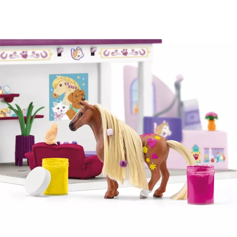schleich HORSE CLUB Sofia's Beauties Pet Salon, Salons un spa, Pet Salon, 3 gadi, Daudzkrāsains, Plastmasa