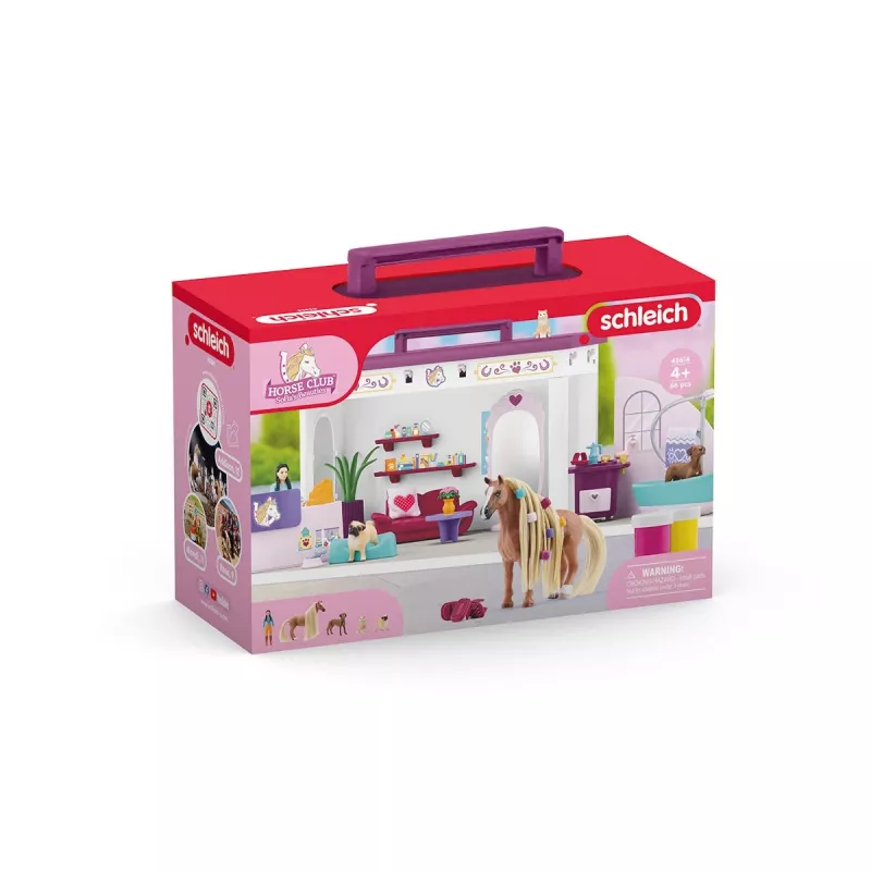 schleich HORSE CLUB Sofia's Beauties Pet Salon, Salons un spa, Pet Salon, 3 gadi, Daudzkrāsains, Plastmasa