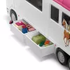 schleich HORSE CLUB Zirgu pārvadātājs, Ēkas, Kempings, Zirgu stallis, Zirgi, Jāšanas turnīrs, 5 gadi, Daudzkrāsains, Plastmasa