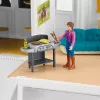 schleich HORSE CLUB Zirgu pārvadātājs, Ēkas, Kempings, Zirgu stallis, Zirgi, Jāšanas turnīrs, 5 gadi, Daudzkrāsains, Plastmasa