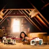 schleich HORSE CLUB Zirgu pārvadātājs, Ēkas, Kempings, Zirgu stallis, Zirgi, Jāšanas turnīrs, 5 gadi, Daudzkrāsains, Plastmasa