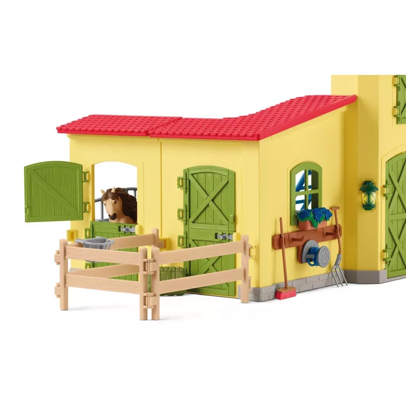 schleich FARM WORLD Pony Box ar Islandes ponija ērzeli, Ferma, Ēkas, Lauku dzīvnieki / fermas rotaļlietas, Zirgu stallis, Zirgi, 3 gadi, Daudzkrāsains