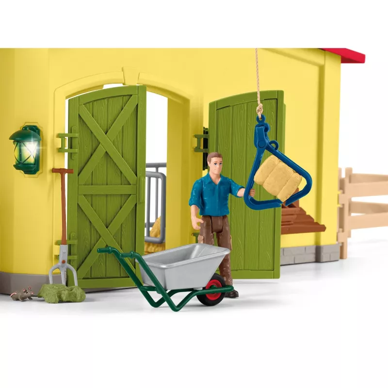 schleich FARM WORLD Lielā ferma ar dzīvniekiem un piederumiem, Ferma, 3 gadi, Daudzkrāsaina, Plastmasa
