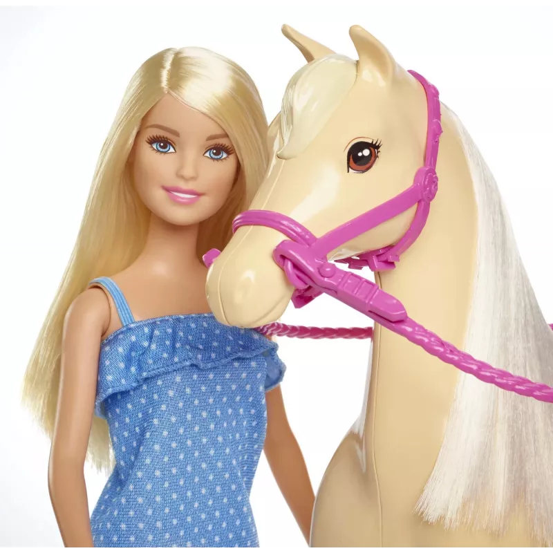 Lelle Barbie un zirgs, Modes lelle, Sieviete, 3 gadi, Meitene, 250 mm, 480 g