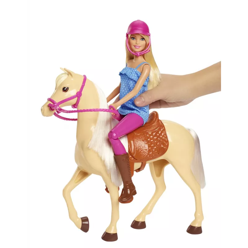 Lelle Barbie un zirgs, Modes lelle, Sieviete, 3 gadi, Meitene, 250 mm, 480 g