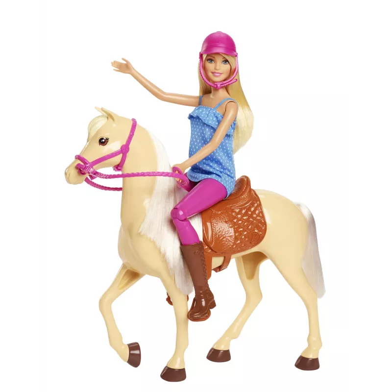 Lelle Barbie un zirgs, Modes lelle, Sieviete, 3 gadi, Meitene, 250 mm, 480 g