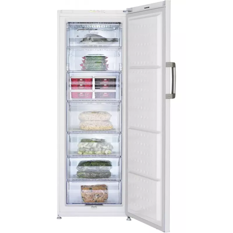Stāvamais saldētava BEKO FS127940N — 244 L neto tilpums, E klase, 13 kg/24h, balta