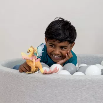 schleich BAYALA Fēnikss, 5 gadi, Vienradzis / Pegazs, Vienradži un fejas, Dzeltena, Plastmasa