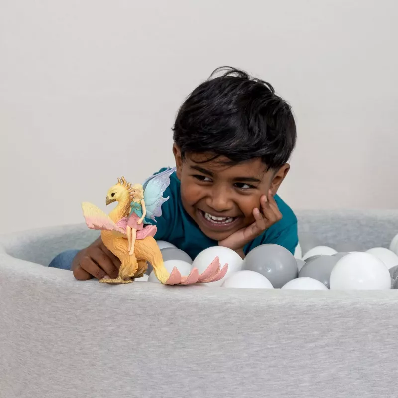 schleich BAYALA Fēnikss, 5 gadi, Vienradzis / Pegazs, Vienradži un fejas, Dzeltena, Plastmasa