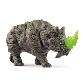 schleich ELDRADOR CREATURES Battle Rhino, 7 gadi, Briesmoņi un pūķi, Akmens pasaule, Melns, Zaļš, Plastmasa
