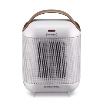 De’Longhi Capsule HFX30C18.IW iekštelpu brūnā, baltā krāsā 1800 W ventilators elektriskais sildītājs