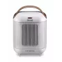 De’Longhi Capsule HFX30C18.IW iekštelpu brūnā, baltā krāsā 1800 W ventilators elektriskais sildītājs