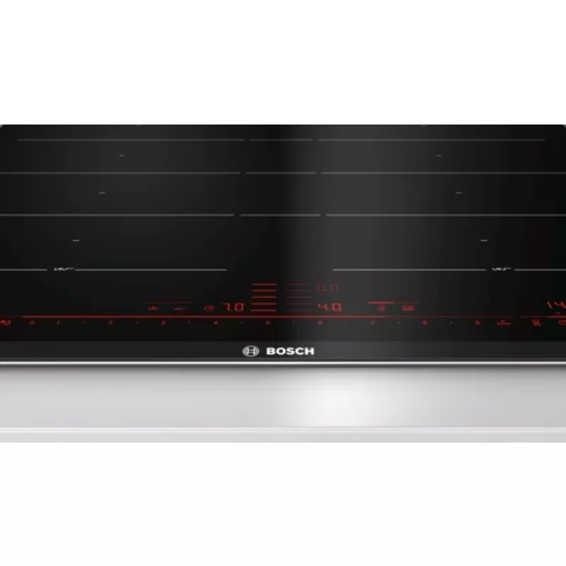 Bosch Serie 8 PXY675DC1E plīts virsma Melna Iebūvējama Zonas indukcijas plīts virsma 4 zona(s)
