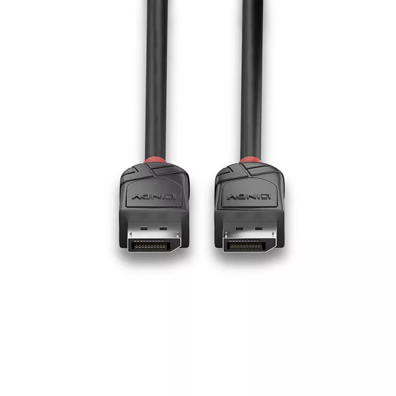 DisplayPort kabelis Lindy 2m DisplayPort 1.2 kabelis melnā līnija
