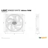 be quiet Light Wings balta | 120mm PWM Triple Pack Computer case Fan 12 cm 3 gab.
