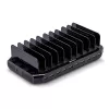Lindy 96W 10 Port USB Charging Station, Brīvstāvoša, Plastmasa, Melna, Kontakta, Ar visām USB A tipa ierīcēm, Barošana