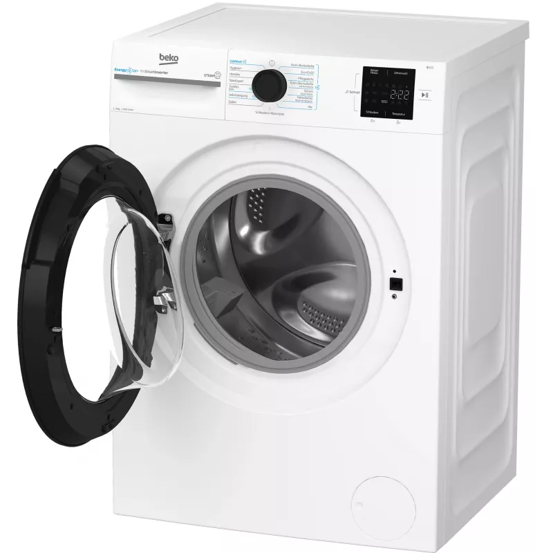 Beko b300 BM3WFU3941X veļas mazgājamā mašīna ar priekšējo ielādi 9 kg 1351 apgr./min Balta