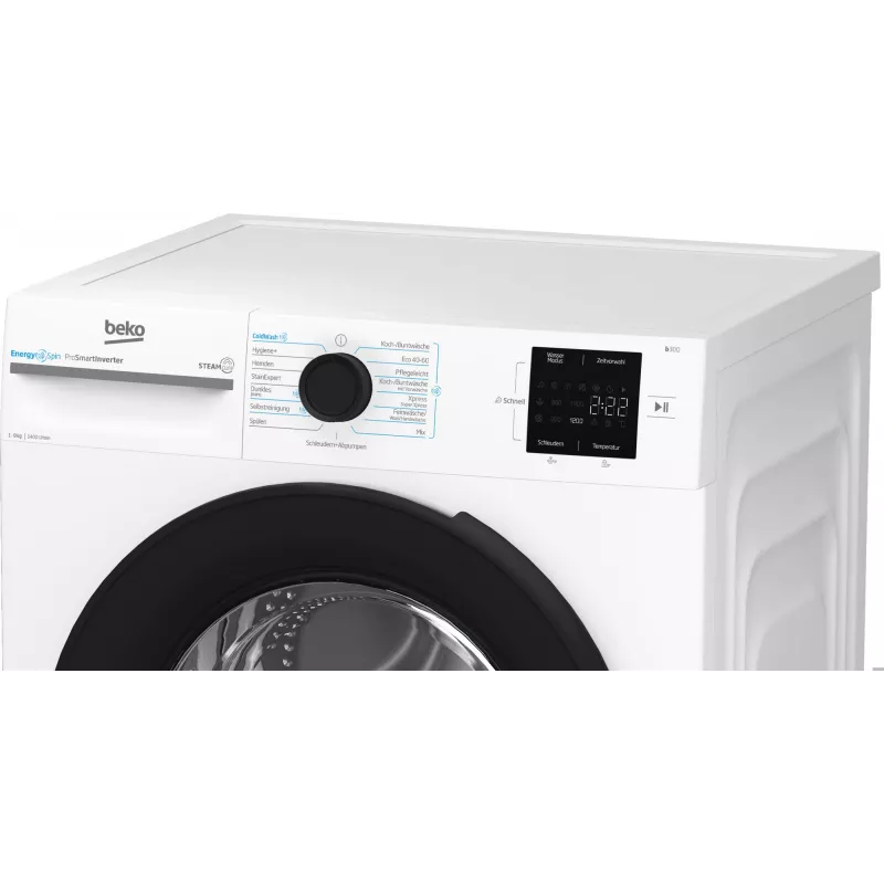 Beko b300 BM3WFU3941X veļas mazgājamā mašīna ar priekšējo ielādi 9 kg 1351 apgr./min Balta
