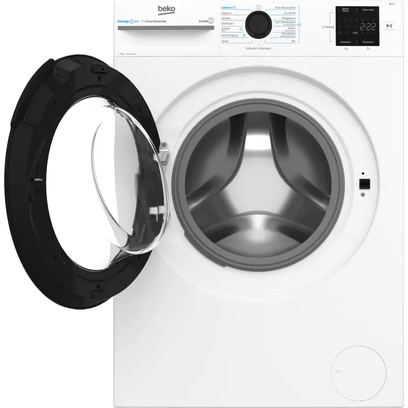 Beko b300 BM3WFU3741X veļas mazgājamā mašīna Priekšējā ielāde 7 kg 1351 apgr./min. Balts