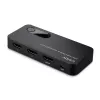 Lindy 2 Port HDMI 8K60 divvirzienu pārslēgs, HDMI, ABS, melns, 120 Hz, 3840 x 2160, 7680 x 4320, 48 Gbit/s