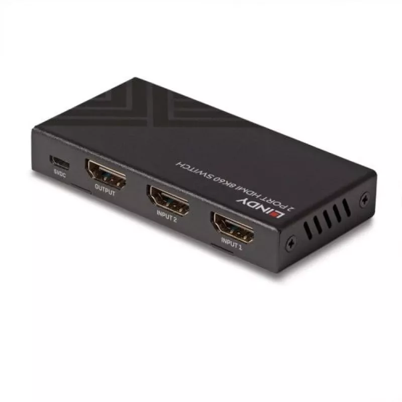 HDMI pārslēdzējs Lindy 2 Portu HDMI 8K60