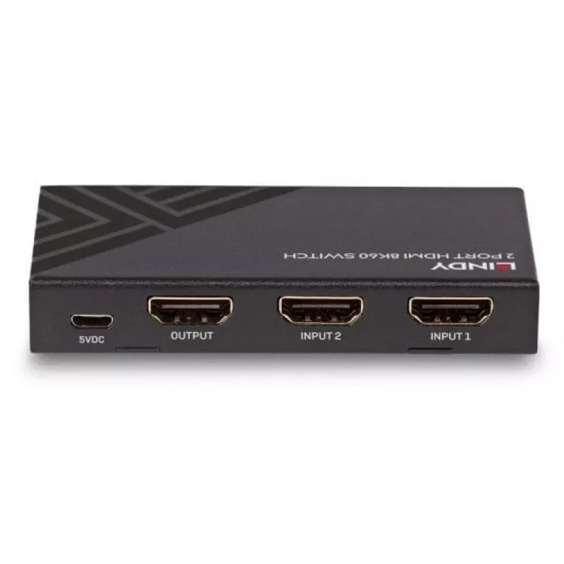 HDMI pārslēdzējs Lindy 2 Portu HDMI 8K60