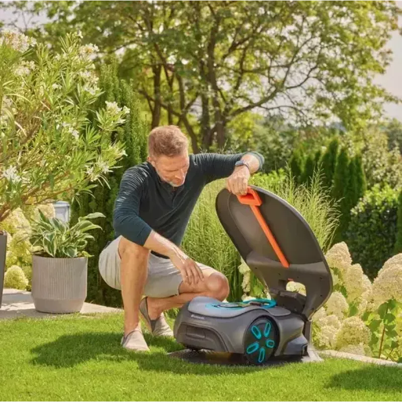 Robotizētā zāliena pļāvēja garāža Gardena 15025-20 savietojama ar SILENO pro max free