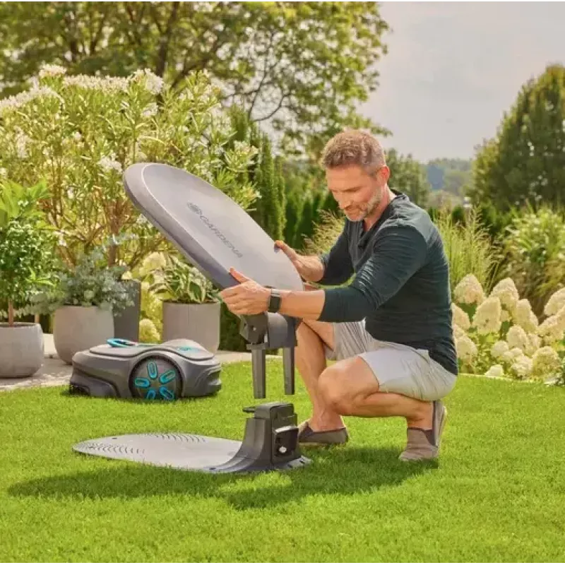 Robotizētā zāliena pļāvēja garāža Gardena 15025-20 savietojama ar SILENO pro max free