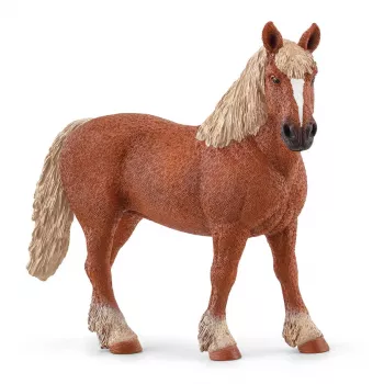 schleich FARM WORLD Beļģu vilcējzirgs, 3 gadi, Lauku dzīvnieki / lauku rotaļlietas, Zirgi, Brūns, Plastmasa