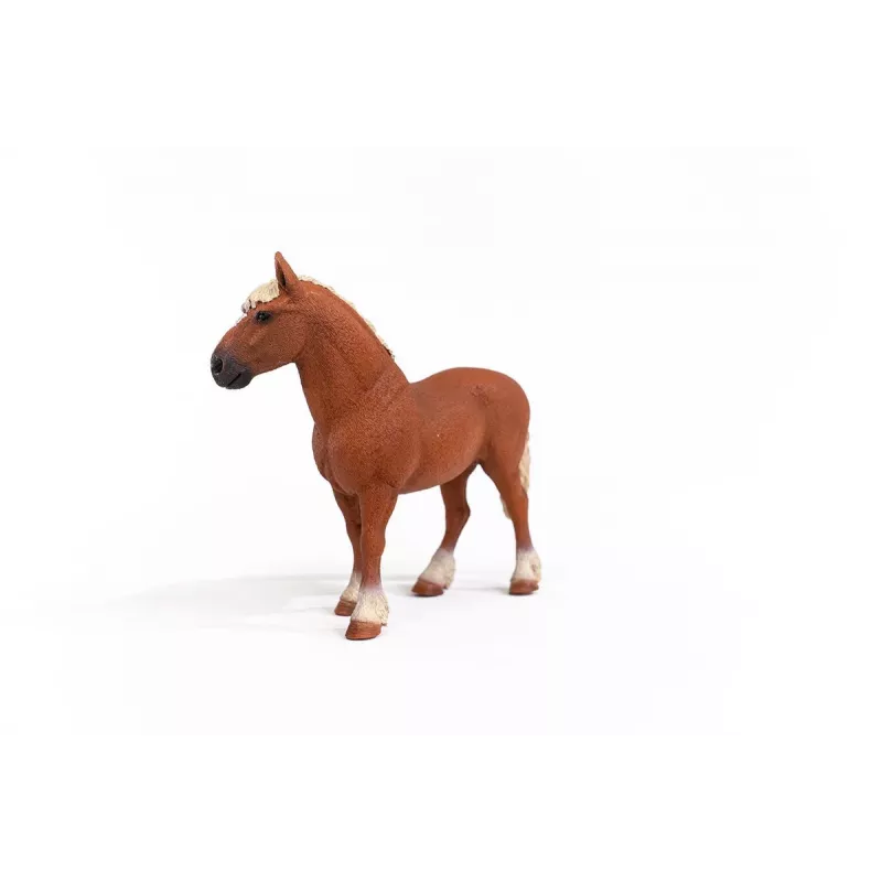 schleich FARM WORLD Beļģu vilcējzirgs, 3 gadi, Lauku dzīvnieki / lauku rotaļlietas, Zirgi, Brūns, Plastmasa