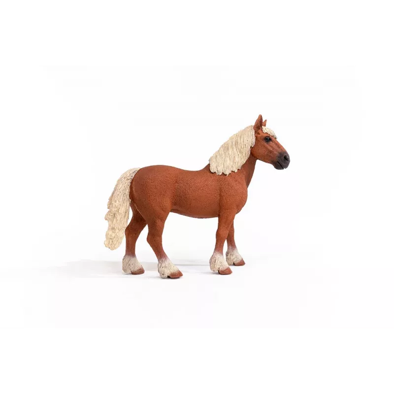 schleich FARM WORLD Beļģu vilcējzirgs, 3 gadi, Lauku dzīvnieki / lauku rotaļlietas, Zirgi, Brūns, Plastmasa