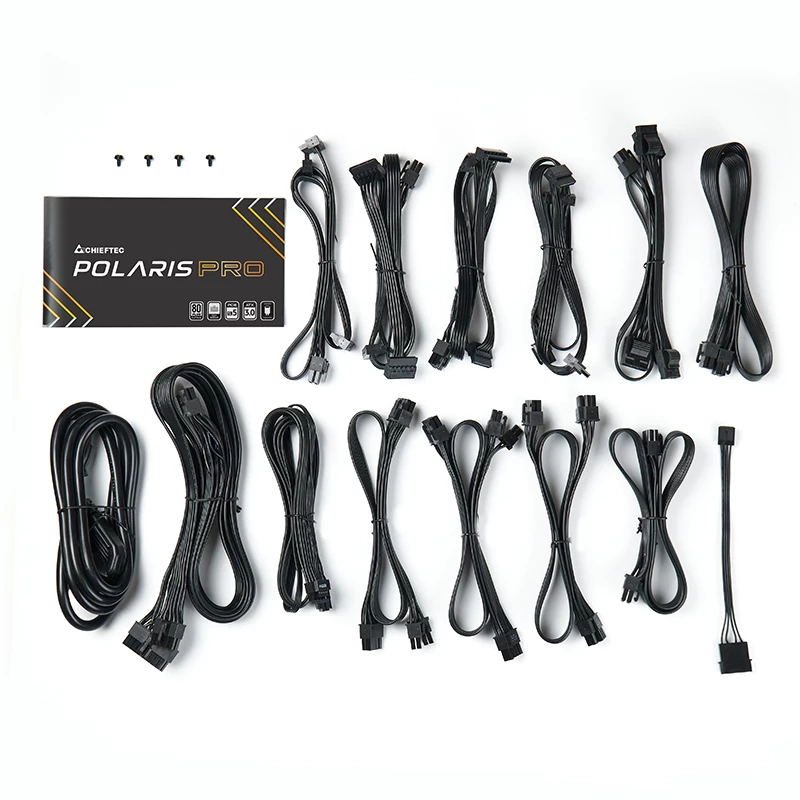Chieftec Polaris PRO 1300W barošanas bloks 20+4 pin ATX ATX melns