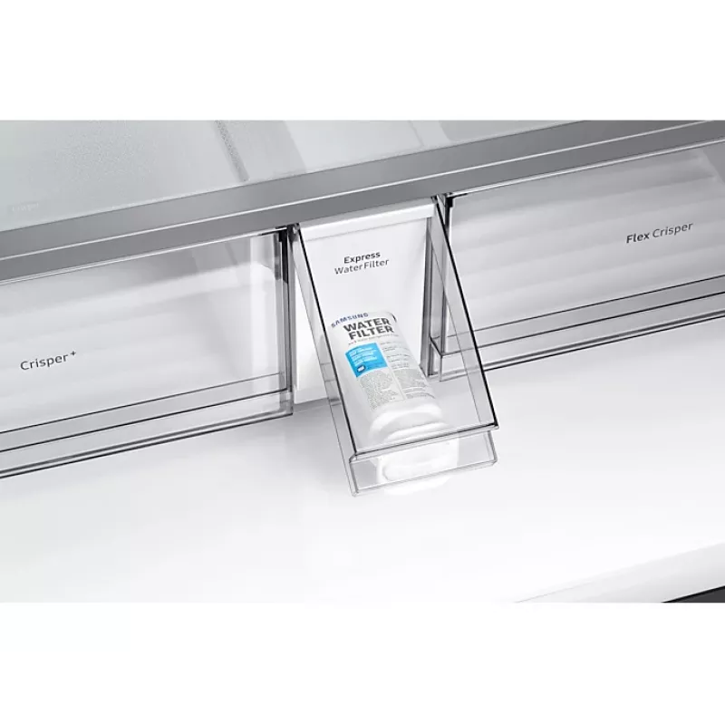 Samsung RF65A96768A sāniski novietojams ledusskapis Brīvi stāvošs 647 L Balts