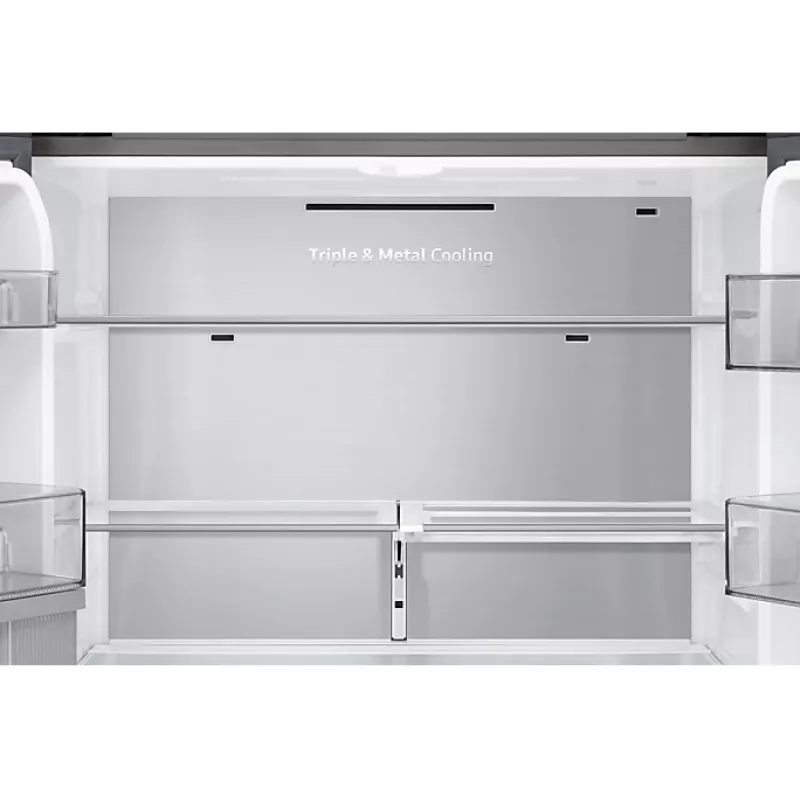 Samsung RF65A96768A sāniski novietojams ledusskapis Brīvi stāvošs 647 L Balts