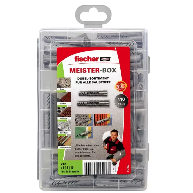 Izplešanās enkurs Fischer MEISTER-BOX UX/UX R