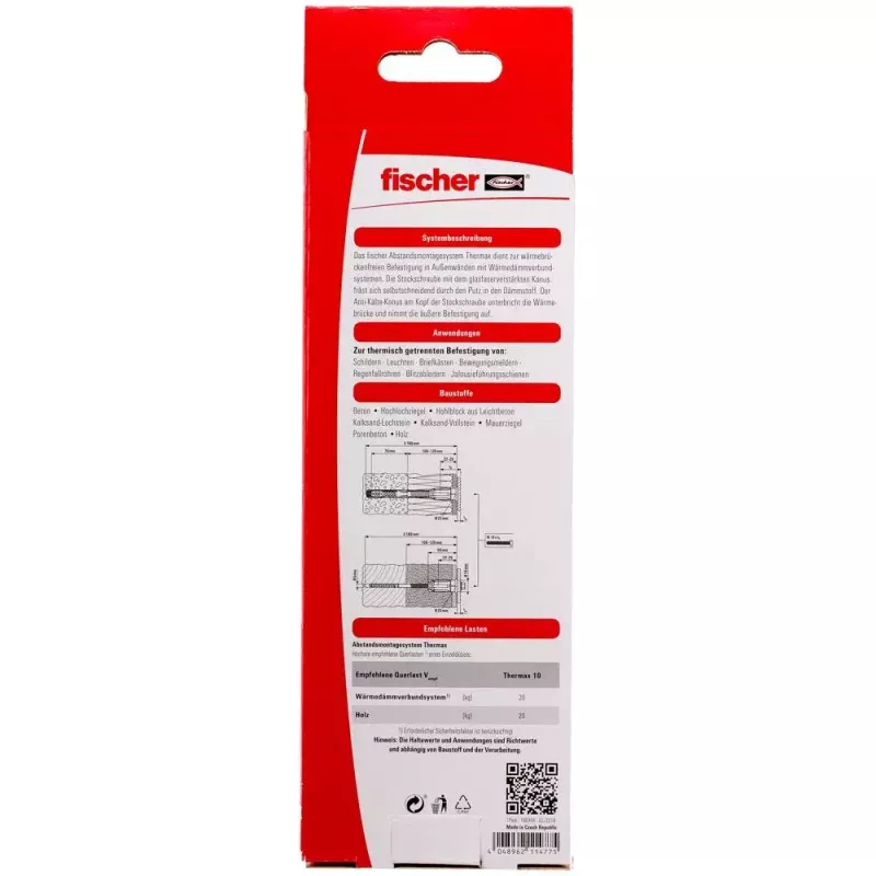 Skrūvju un dībeļu komplekts Fischer 512173