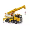 Celtņa kravas automašīna BRUDER SCANIA Super 560R Liebherr celtņa kravas automašīna
